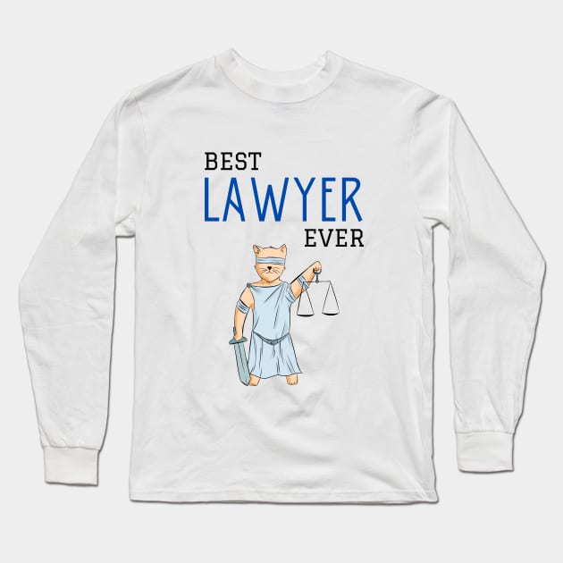 Best lawyer ever Long Sleeve T-Shirt by cypryanus